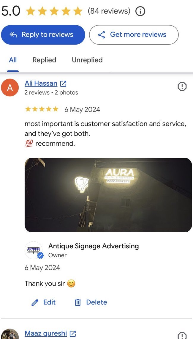 Google review screenshot from Ali Hassan