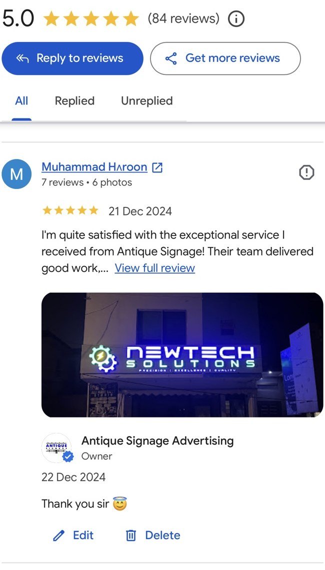 Google review screenshot from Muhammad Haroon