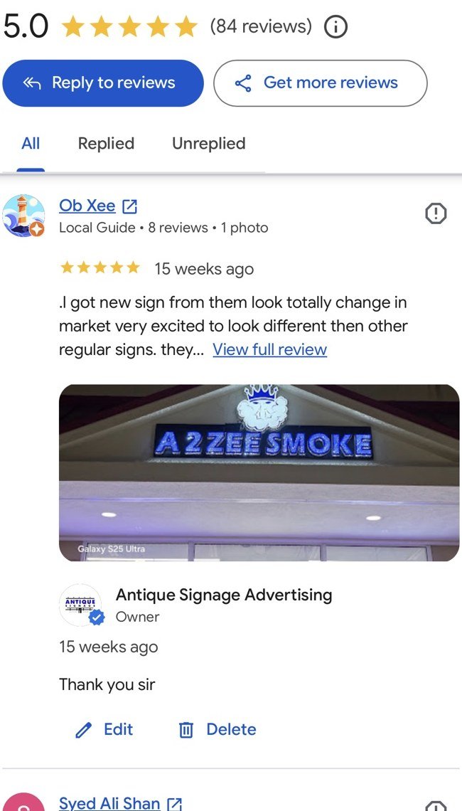 Google review screenshot from Ob Xee