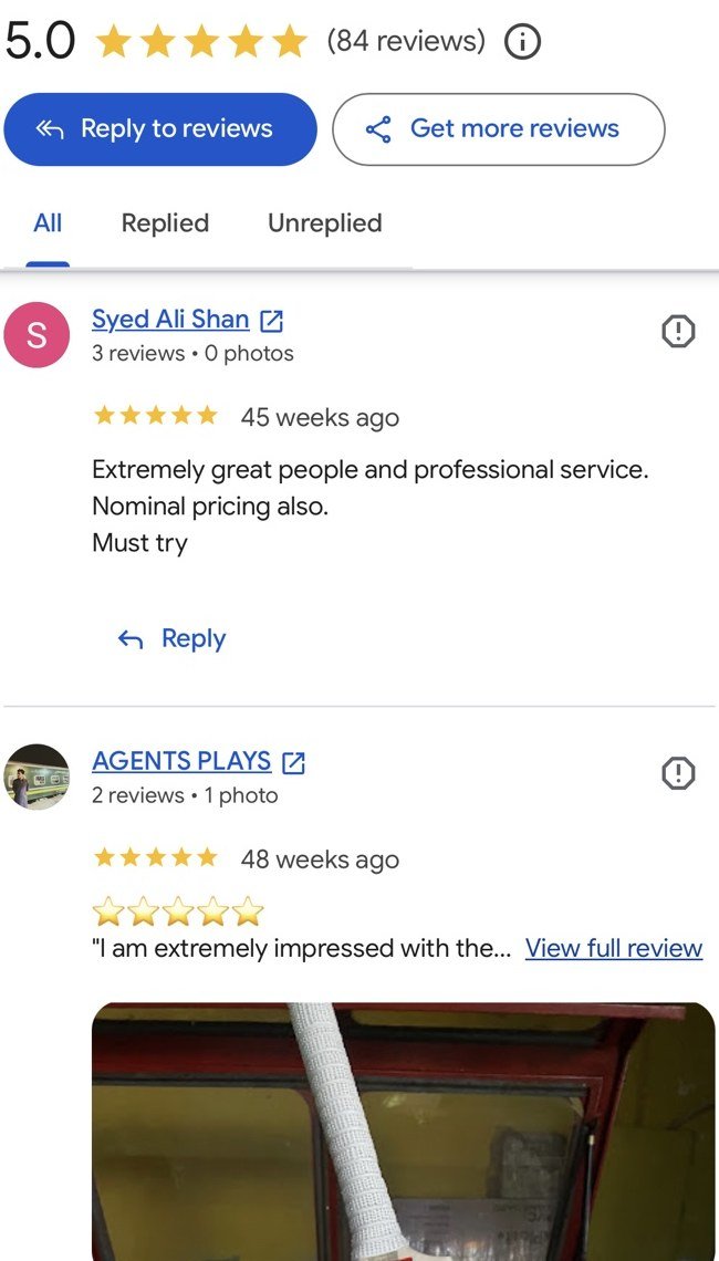 Google review screenshot from Syed Ali Shan